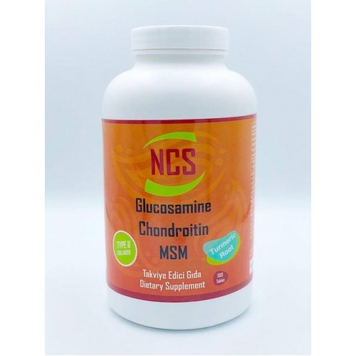 NCS  Glucosamine Chondroitin MSM TYPE II Collagen Turmeric 300 Tablet 