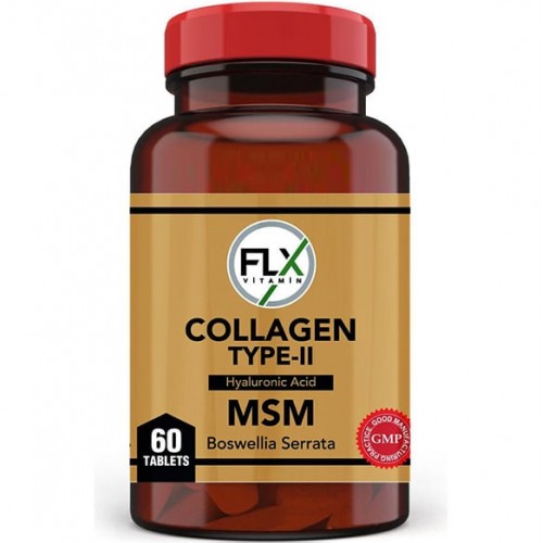 Flx Collagen Type-Iı Hyaluronic Acid Msm Boswellia Serrata 60 Tablet