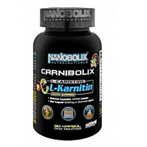 Nanobolix Carnibolix L-Karnitin 500 mg,90 Kapsül