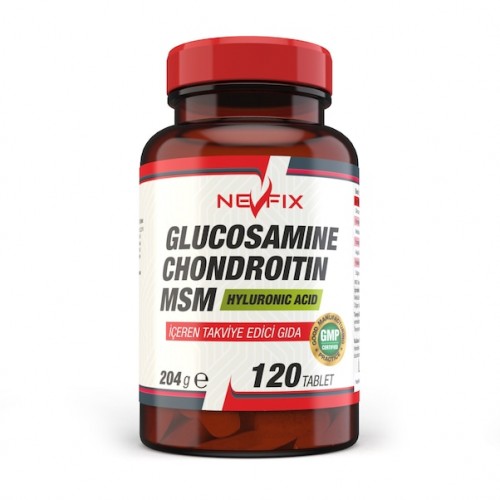 Nevfix 120 Tablet Glucosamine Chondroitin Msm Hyaluronic Acid 