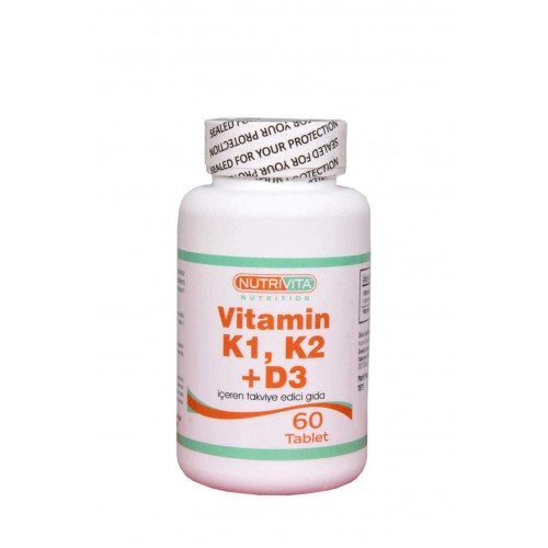 Nutrivita Nutrition Vitamin K1 K2 ve D3 60 Tablet