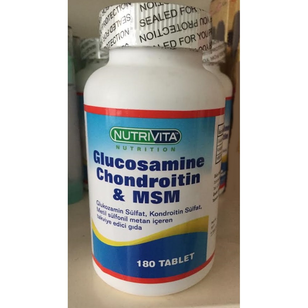 nutrilite glucosamine chondroitin msm