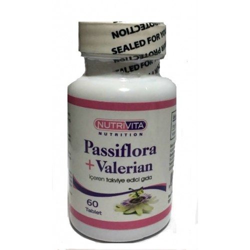 Nutrivita Nutrition Passiflora  Valerian 60 Kapsül