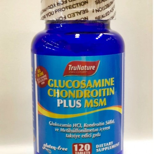 Trunature Glucosamine Chondroitin Plus Msm 120 Tablet