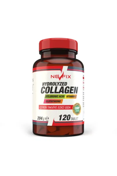 Collagen 120 Tablet Glutatyon Hyaluronic Acid Vitamin C