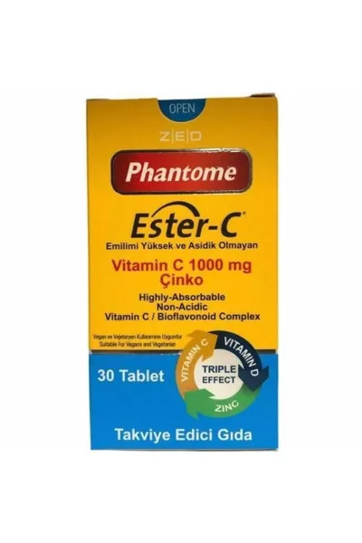 Phantome Ester-c Vitamin C 1000 Mg Çinko Vitamin D