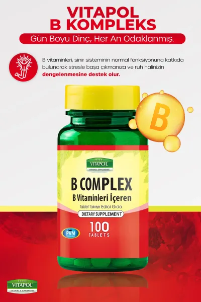 B Kompleks B Vitaminleri B Complex