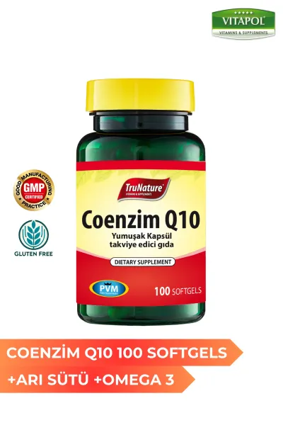 Coenzim Q10 100 Softgel Coenzyme Royal Jelly Omega 3 Koenzim Co Q10