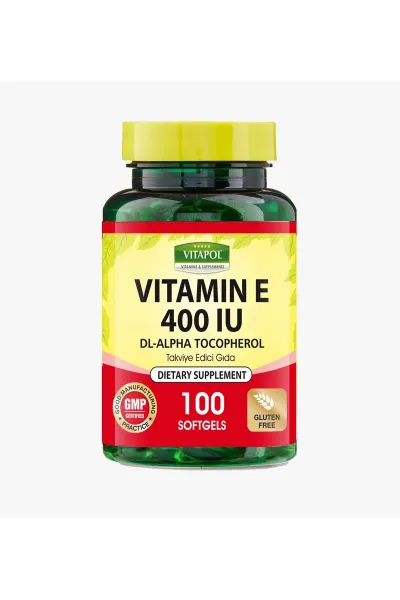 E Vitamini 100 Kapsül Vitamin E 400ıu