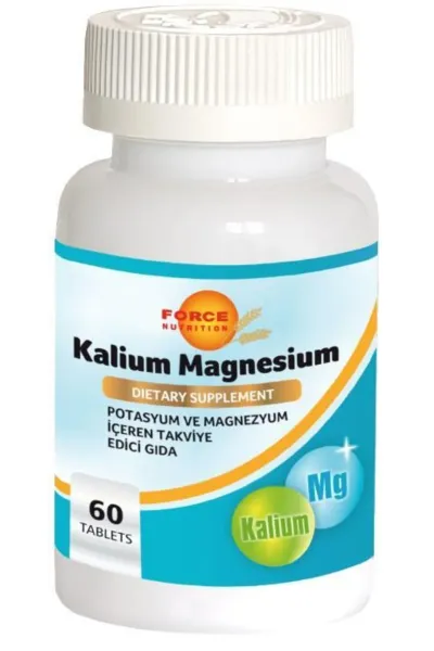 Potasyum Magnezyum 60 Tablet Kalium Magnesium
