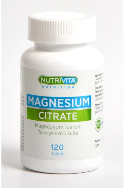 120 Tablet Magnezyum Magnesium Citrate 05/2026
