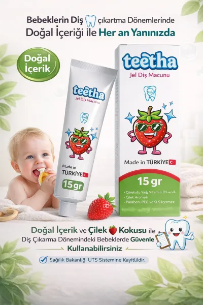 Rahatlatıcı Diş Jeli Bebek ve Çocuk 15 gr Diş Minesi Sorunlarına Destek